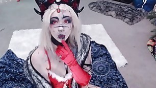 Alexa Kitten: Cam Highlights Krampus Cosplay