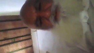 Pakistani Baba Grandpa Showing his Fat Big Cock