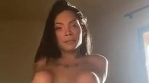 Hottest shemale masturbation with huge dick