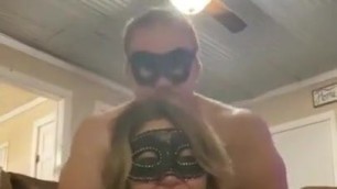 Masked couple - She is sexy AF