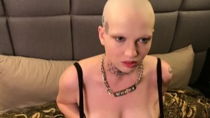amazing blowjob bald girl