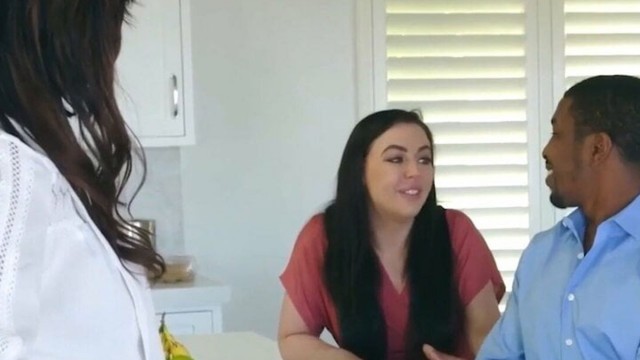 Mylf - Cute Babe Shares Her Boyfriend's Big Black Cock With Her Busty Stepmom Becky Bandini