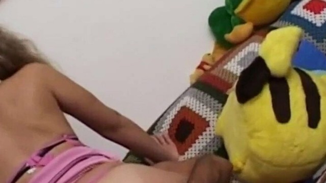 Blonde gets fucked in an amateur family gangbang with anal